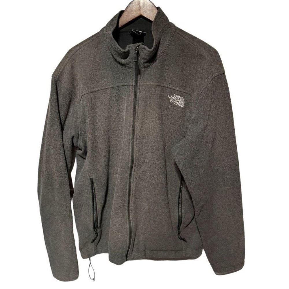 The North Face Gray Fleece Jacket Size XL
